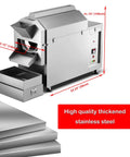 Heavy Duty Commercial Bean And Nut Roaster Machine For Home Or Cafe Use, Electric Chestnut Roasting Equipment, Stainless Steel Industrial Grade