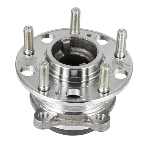 Front view of Rear Wheel Bearing Hub Assembly With ABS For 2016-2020 Kia Sorento, 2020-2023 Kia Telluride, And 2020-2023 Hyundai Palisade FWD Heavy Duty OEM Grade Replacement Kit Including One Hub Bearing Assembly
