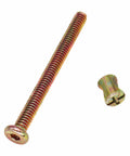 Crib Hardware Replacement Bolts And Barrel Nuts Kit Twelve Pack One Quarter Inch By Twenty Threads Per Inch Socket Cap Bolts