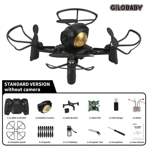 DIY Mini Drone Kit For Kids And Beginners Build Your Own RC Quadcopter With Altitude Hold Headless Mode Indoor Outdoor STEM Learning.