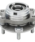 Front view of Front Wheel Bearing Hub Kit With Outer Tie Rod Ends For Infiniti JX35 QX60 Murano Pathfinder Replacement