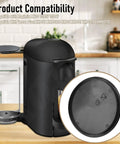 Replacement Water Tank Lid Cover for Vertuo Plus Coffee Machines Fits XN900T10 XN900810 XN902T10 shown in kitchen setting