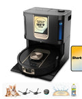 Robot Vacuum And Mop Combo With Heated Mop Cleaning, Never Touch Pro Hands Free Emptying And Refill, PowerDetect Tech, Black RV2920XE