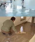 Application of Self Leveling Concrete Tools Kit With 20 Inch Spiked Roller 9 Inch Spike Roller Self Leveling Rake on flooring
