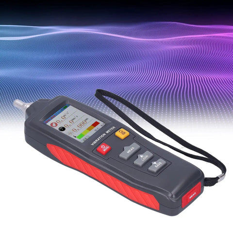 Portable Vibration Meter With Color LCD Display Digital Vibration Analyzer For Accurate Acceleration And Displacement Testing handheld ABS body