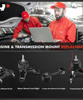 A-Premium 4-piece engine and transmission mounts set: front motor, front-right motor, torque strut, transmission mount