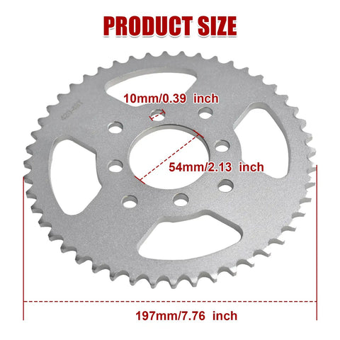 Heavy Duty 48T 8-Hole Sprocket For 40 41 420 Chain Fits Predator 212cc 196cc Go Kart Mini Bike Drift Trike Dune Buggy Parts