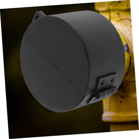 Easy Install Doorknob Safety Cover And Deadbolt Style Door Security Device For Kids Kidproof Locking Shield installed view