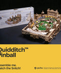 Harry Potter Quidditch Pinball Machine 3D Wooden Puzzle Kit For Adults To Build with packaging box
