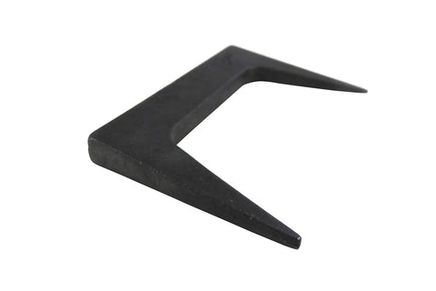 Pinch Dogs 2 Inch Bench Dogs Set Of 10 With Square Back And Tapered Legs for End Grain Pinning, side angle view