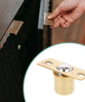 Pure Copper Door Ball Catch 16.5mm Pack Of 10 for cabinets and closets with hand installing roller latch hardware