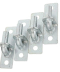 Heavy Duty Wall Mount Gate Hinge Kit For Barn Doors And Fence Posts Smooth As Butter Silent Glide Easy Install Pro Grade Rust Resistant Hardware, silver metal hinges.