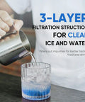 Pouring water into glass showing filtration benefits of Replacement Water Filter For LG LT1000P LT1000PC ADQ747935 9980 Series Refrigerators.