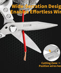 Heavy Duty All Purpose Scissors With Stainless Steel Blade And Small Serrations Metal Handle Shears For Home And Office Cut Cardboard Fabric Leather Wires Carpet Rope Like A Boss Built For Pro DIY Projects, cutting wire