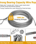 Sun Shade Sail Hardware Kit For Rectangle And Triangle Sails Easy Install Canopy Setup 304 Stainless Steel wire rope