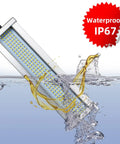Industrial CNC Machine Tube Light LED 18W Waterproof IP67 Explosion Proof Work Lamp showing aluminum housing in water