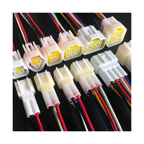 Dj7022Y-2.3 Waterproof E-Bike Plug With Sealed 16 Pin Connector For Automobile Harness Works With 2 3 4 6 Or 16 Pin 15cm Wire Durable Weatherproof 1 Set