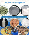 Polishing media options for Electric Vibratory Tumbler For Metal Polishing With Three Liter Capacity Fast Spiral Rolling Boss