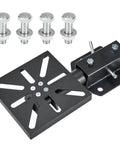 Heavy Duty Steel Vise Mount Featuring A Tough As Nails Design Rock Solid 360 Degree Swivel Base And Universal 7.9 Inch Square Mounting Plate for clamping tasks