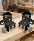 Stainless Steel Adjustable Drawer Front Clamps Set For Quick No-Fuss, Secure Install In Furniture Making And Cabinet Projects
