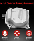 Straight Swap Coolant Electric Water Pump For Toyota Camry RAV4 Avalon Gas Engine Oem Style Plug And Play Replacement 2018 To 2021 close-up view showing features.