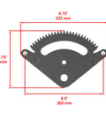Beefed Up Steering Sector Drag Link Kit For John Deere L Series Tractors L100 L105 L107 L108 L110 L111 L118 L120 L130 G110 Replacement Gear Pinion Shaft Bushings Dust Caps Spindle Links dimensioned steering sector gear, 8.75 x 5.75 in