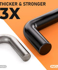 Close-up of heavy-duty hook comparison for 300 Piece Pegboard Accessories Kit With Heavy Duty Hooks And Bins For Garage Wall Organization