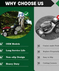 Comparison of lawn mowers highlighting benefits of 4 Pack Lawn Mower Drive Wheels Replacement Set For Honda HRR216 HRS216 HRT216