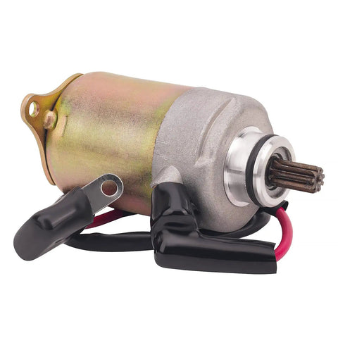 GY6 Engine Starter 12 Volt 9 Spline Shaft Compatible With 150cc 200cc 250cc 4 Stroke ATV Dirt Bikes Scooters Go Kart