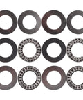 Heavy Duty 4 Set Compact Thrust Roller Bearing Kit With Carbon Steel Needle Washers 20mm Bore 35mm Outer Diameter 2mm Width Fits Lawn Tractor And Garden Mowers To Slash Vibration And Keep Moving Smooth Like Ice Cream On A Hot Summer Day For Real, 4 bearings and washers