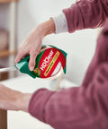 Applying Clear Extra Wide Heavy Duty Packing Tape 6 Roll Bundle for shipping and moving onto a cardboard box