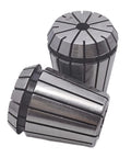 Quarter Inch Spring Collet Set For CNC Engraving Machines And Milling Lathe Tools, Two Pack, ER32 Compatible, front and side view