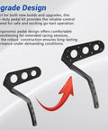 Heavy Duty Pedal Kit With Cleat For Universal Go Kart Built To Last Fit Predator 196cc 212cc 6 5hp Manco Yerf Dog Kandi Road Rocket Carter Go Kart And DIY Vintage Parts showing ergonomic design for racing.