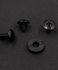 96-Piece Beefy Black Chicago Screws For Leather And Kydex Holsters And Knife Sheaths, Size 8-32 By 1/4 And 3/8 Inch components