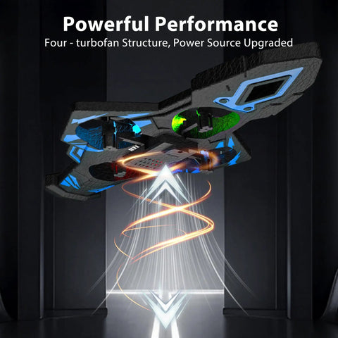 Flying Sword RC Airplane Gesture Control Drone showcasing powerful performance with upgraded turbofan structure.