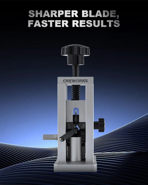 Pro-Grade Replacement Blade for Copper Wire Strippers in Creworks machine, Cr12MoV cutting edge, front view