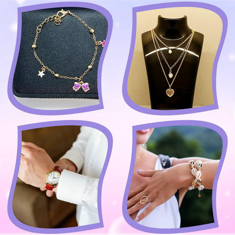 2 In 1 Bracelet Helper Tool With Non Slip Rubber Tips And Quick Release Hook Clasp Jewelry Closure Aid For Bracelets Necklaces Zippers And Watches Handy Portable Pocket Size And Easy To Carry - Jewelry and Watches Display