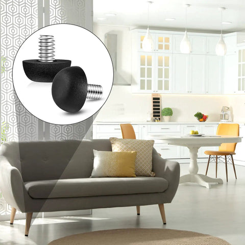 Kick The Wobble To The Curb With These Adjustable Furniture Levelers Sporting Stainless Steel M8 Threaded Inserts And Matte Black Bases Turn Flimsy Patio Tables Dining Chairs Into Rock Solid Gems With Zero Hassle Today