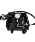 Close-up of Pyramid Patio Heater Burner Assembly OEM Replacement for Glass Tube Models 47000 BTU showing components and fittings