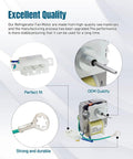 Refrigerator Evaporator Fan Motor Replacement 120V 60Hz 0.13A For Reliable Cooling That Runs Like A Boss Compatible with Electrolux