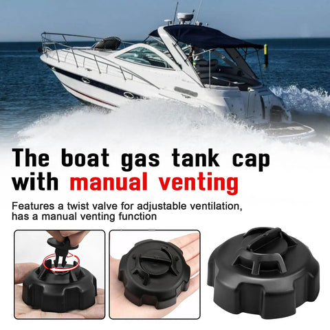 Marine Gas Cap For Boat Fuel Tank Fits Tempo And Broad Range Of Marine Tanks For Manual Vent Cap Replacement Easy Install Black 1 Pack 62150110 Compatible With Tempo And Other Popular Tanks Seals Tight And Leak Proof