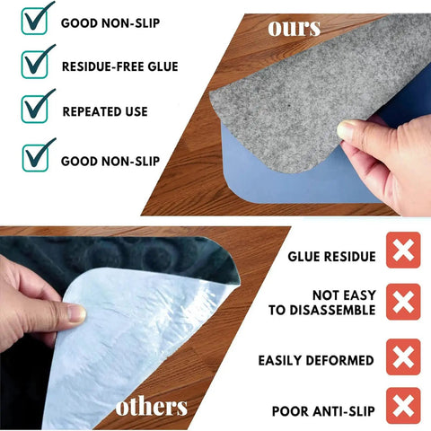 Comparison of non slip stair treads for wooden steps indoor carpet with rubber backing 15 pack 8x30 inches grey texture