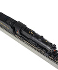 K4 Four Six Two Pacific Locomotive With Dope DCC WOWSound PRR 612 HO Scale model on track, top view