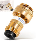 Vacuum Breaker Replacement For Outdoor Faucets And Hydrants, Brass Anti-Siphon Backflow Preventer, Model 50HA-BR, side view
