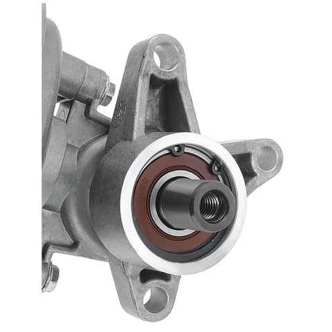 Close-up of Super Tough Vacuum Pump For Ford E150 Econoline 1992 Through 1993 Complete Bolt On Kit with steel body and seal