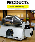 Crank Up Your Home Brewing Setup With This Solid Coffee Roaster Machine featuring stainless steel drum and burner.