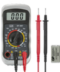 Versatile Digital Multimeter 600 Volt AC DC Voltage Meter With Backlit LCD Display 10 Amp DC Current 40 Meg Ohm Resistance