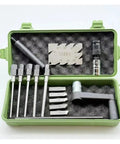 AZAXCQ Car And Motorcycle Valve Seat Reamer Set That Lets You Fix Minor Issues Yourself With Sturdy Hard Alloy Hands Tool For Family Vehicles open case
