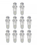 Steel Straight Pro Grade Grease Fittings M6 X 1mm Thread For Hydraulic Equipment 10 Pack Rust Resistant Oil Sealed Easy Lubrication Connectors