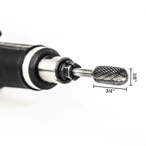 8 Piece Carbide Burr Set One Quarter Inch Shank Double Cut Rotary Die Grinder Bits For Wood Carving And Metalworking Durable